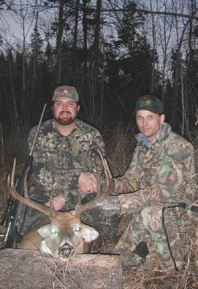 Randy and Darrell and a bull elk