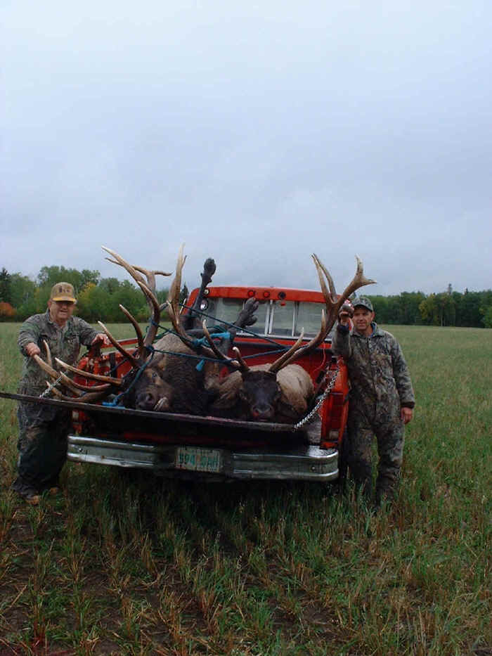 James and Mike with their hunts