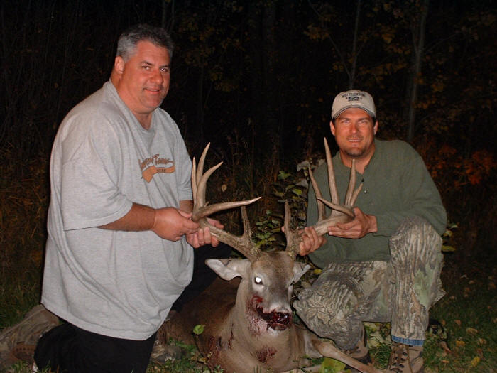 Steve and Ed with a whitetail
