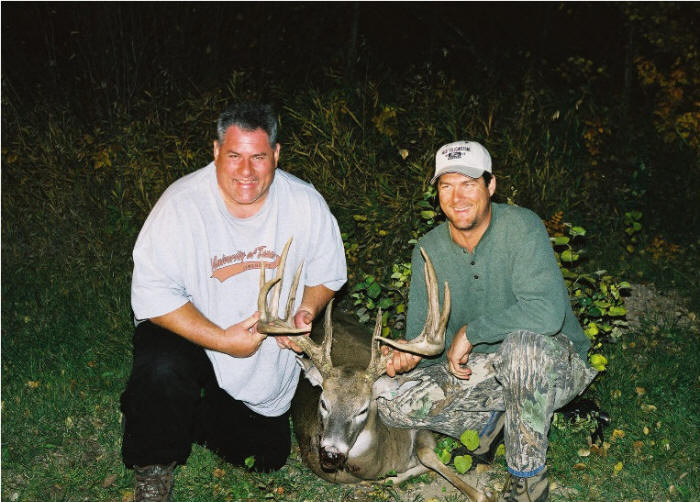 Steve and Ed with a whitetail