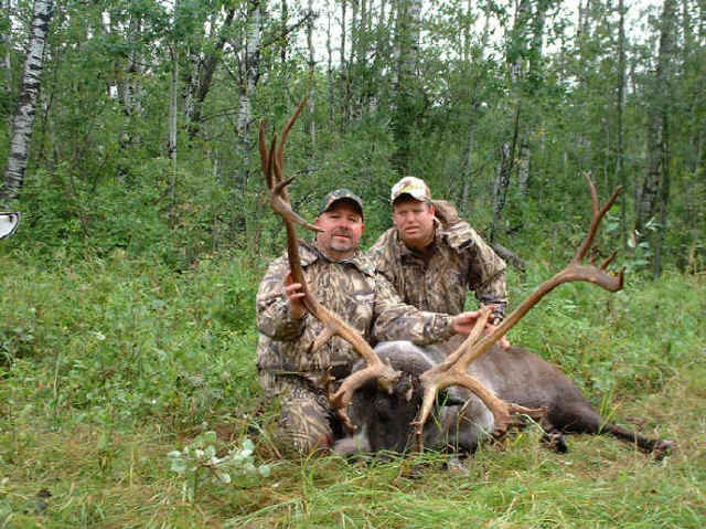 Richard and Will with a trophy hunt