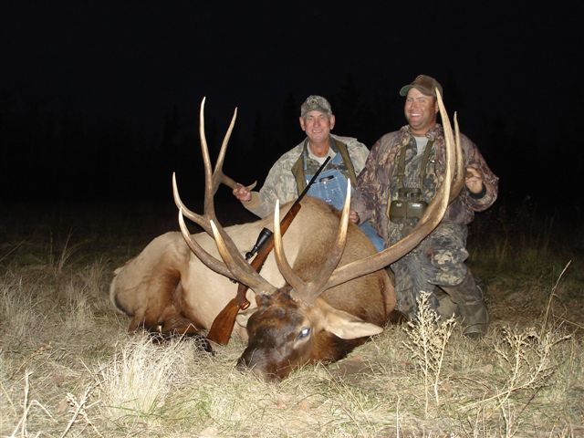 Joe and Billy with Saskatchewan elk hunt