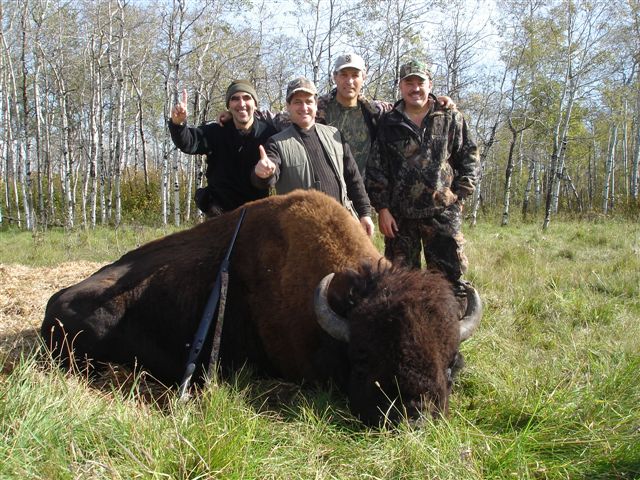 Our Mexican friends after elk hunting in Saskatchewan Canada