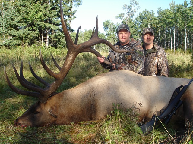 The Boone Boys while elk hunting in Saskatchewan Canada