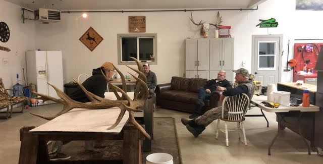 Talking about the hunt after hunting elk in Saskatchewan Canada
