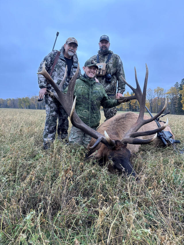 Miran, Anthony and Phil during the 2025 season at Echo Lake Hunts